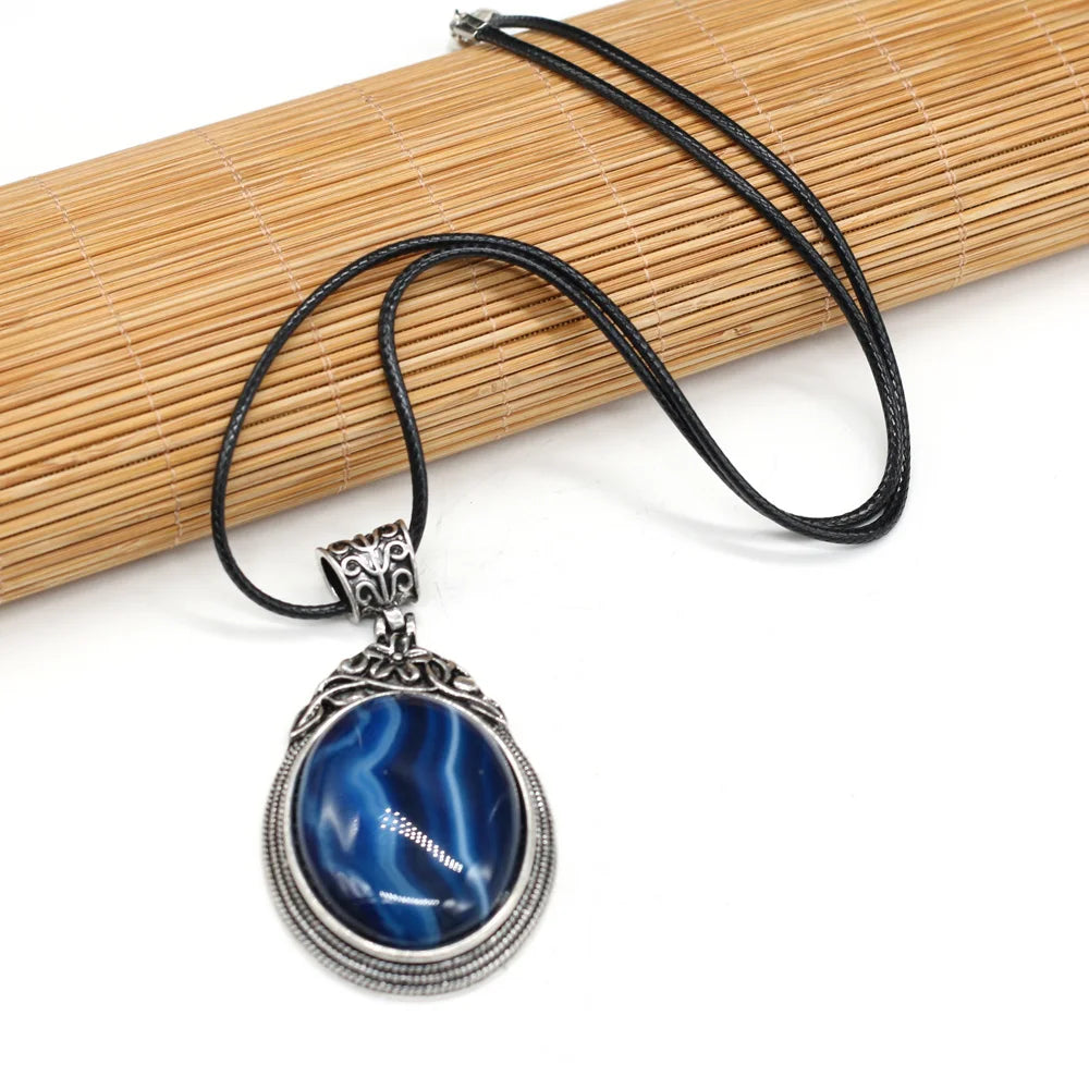 Elevate Your Style with Our Stunning Oval Crystal Opal Necklace - Perfect for Fashion Lovers & Reiki Healing! πβ¨ #VintageVibes #JewelryGoals