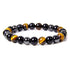 1 Natural Black Obsidian Hematite Tiger Eye Bead Bracelet for Men Magnetic Health Protection for Women Soul Jewelry